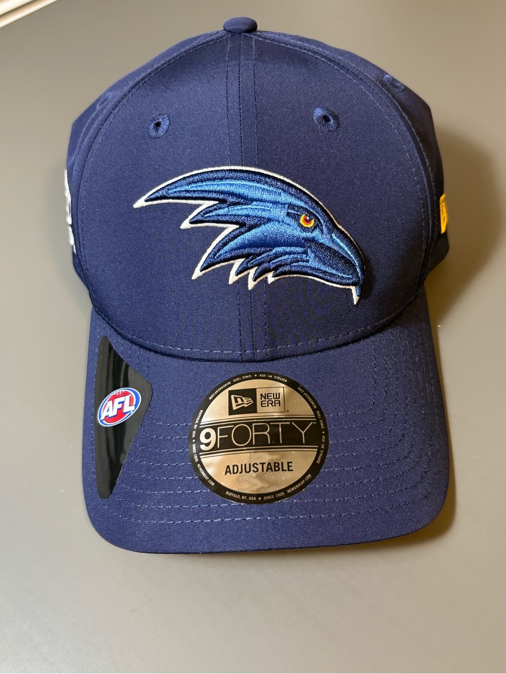 Adelaide Crows New Era 9FORTY OTC AFL Baseball Cap Navy Red OSFM New